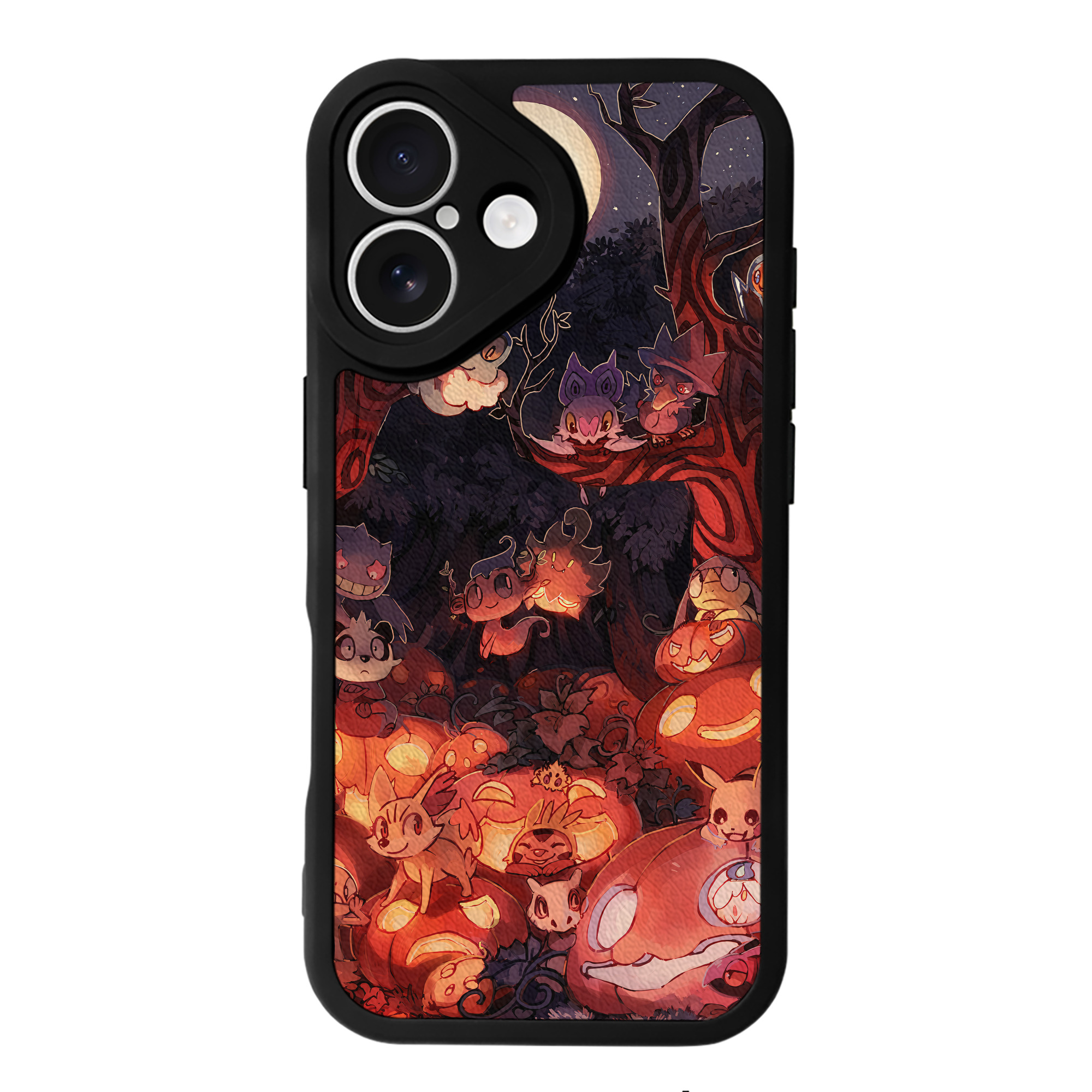 （画像用） ポケットモンスター Pokémon 【iPhone 16シリーズ対応】シリコンスマホケース（レザー調） 材質：シリコン